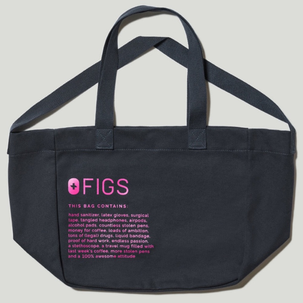 Figs Night Sky canvas bag